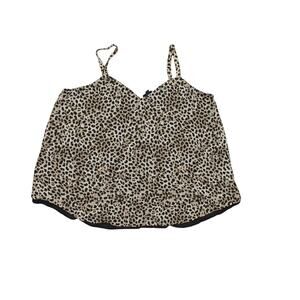 Torrid Size 2 Plus Multicolor Polyester Tank Top Cheetah Print